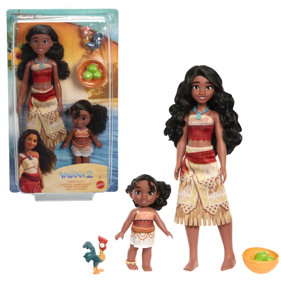 Disney Vaiana Moana 2 Vaiana & Simea 2-er Pack Puppen Produktfoto