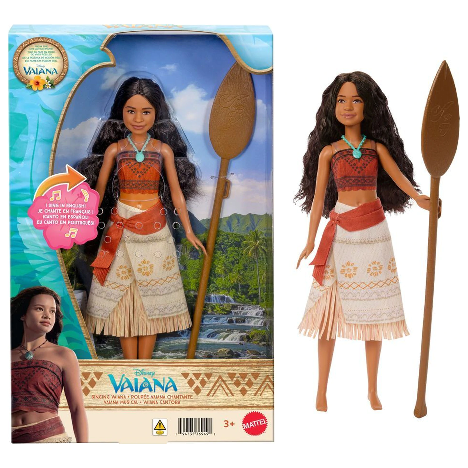 Disney Vaiana Moana Singende Puppe Produktfoto