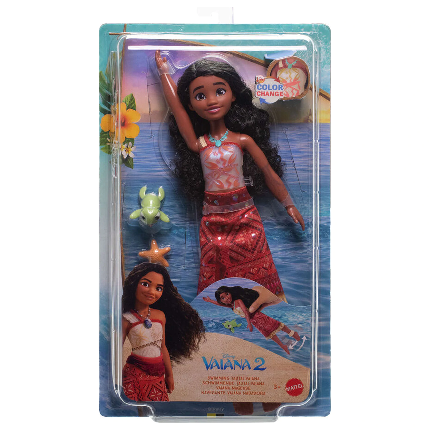 Disney Vaiana Moana Swimming Tautai Vaiana Puppe Produktfoto