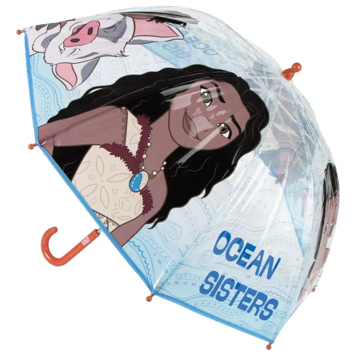 Disney Moana Ocean Sisters Kinder Transparenter Regenschirm Produktfoto