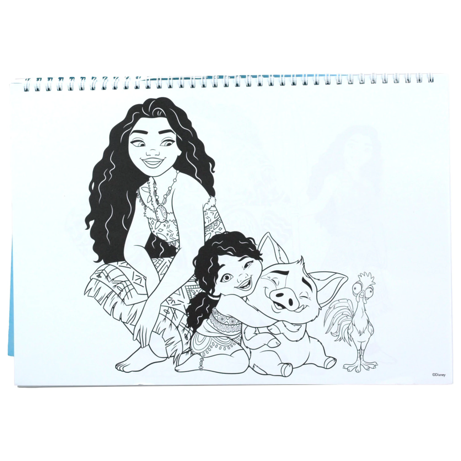 Disney Moana Together Again A/4 Spiral-Skizzenbuch 40 Blätter mit Stickern Produktfoto