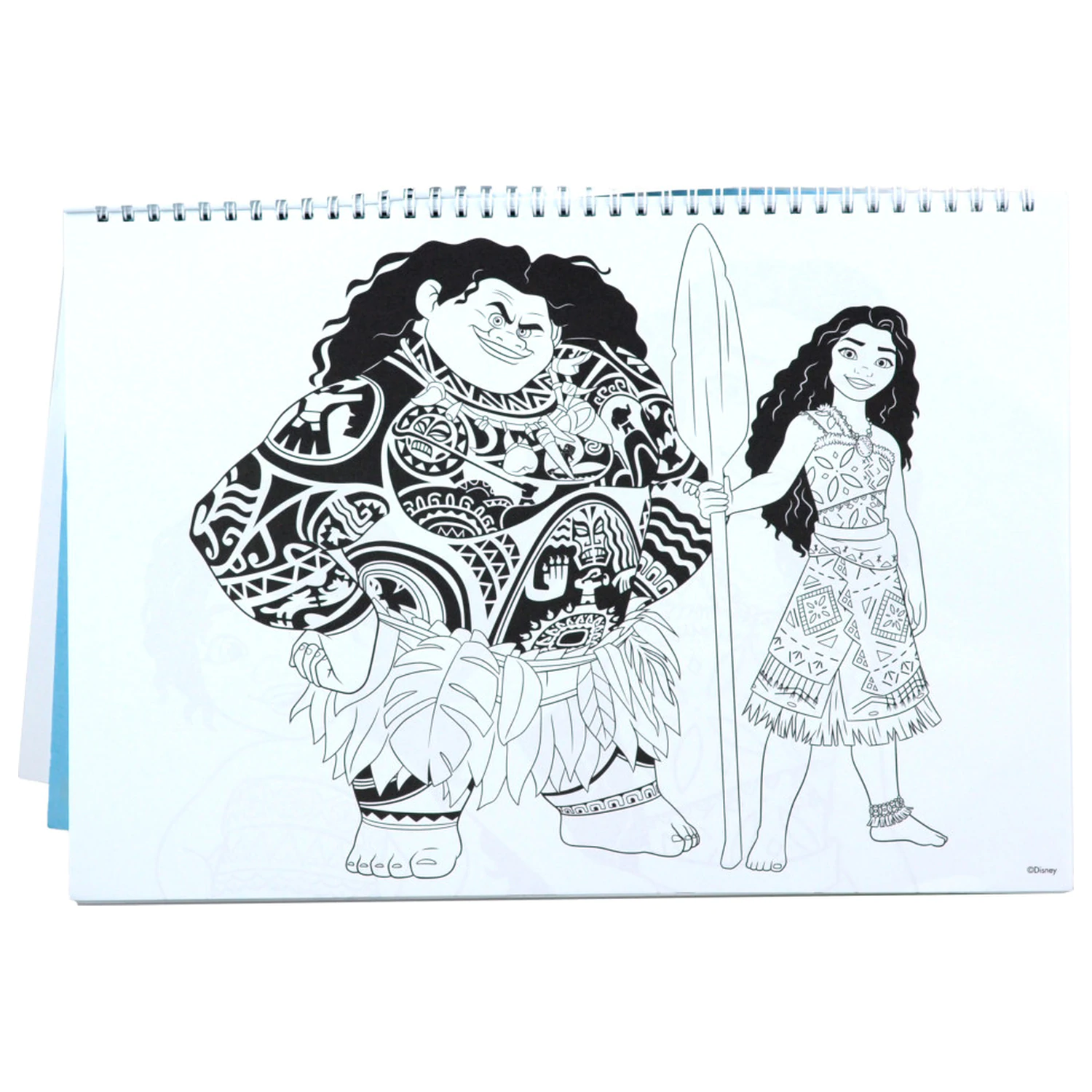 Disney Moana Together Again A/4 Spiral-Skizzenbuch 40 Blätter mit Stickern Produktfoto