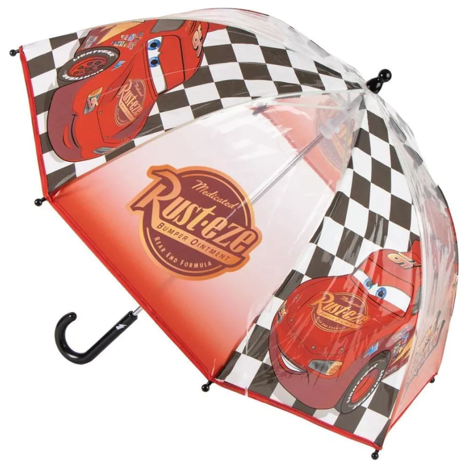 Disney Cars Flag Kinder Transparenter Regenschirm Produktfoto