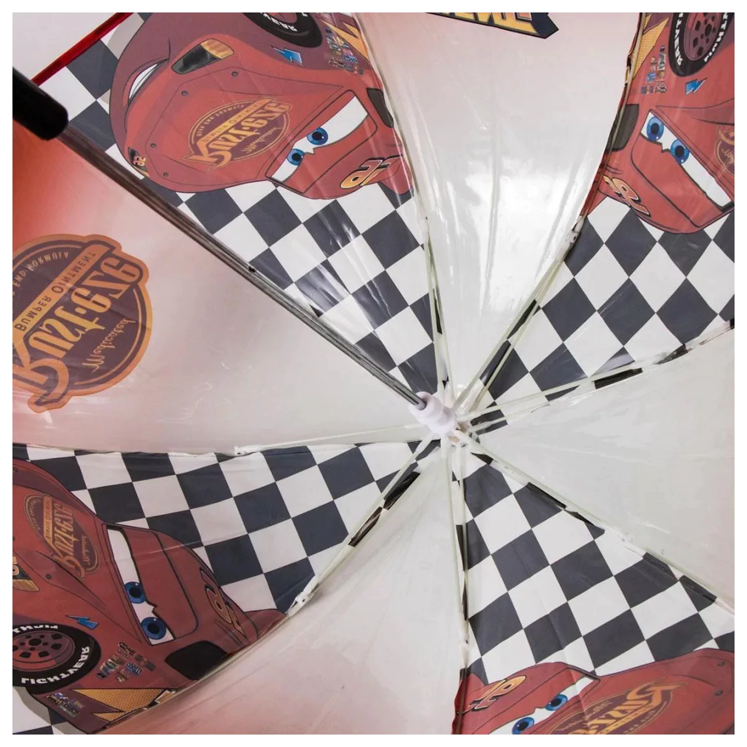 Disney Cars Flag Kinder Transparenter Regenschirm Produktfoto