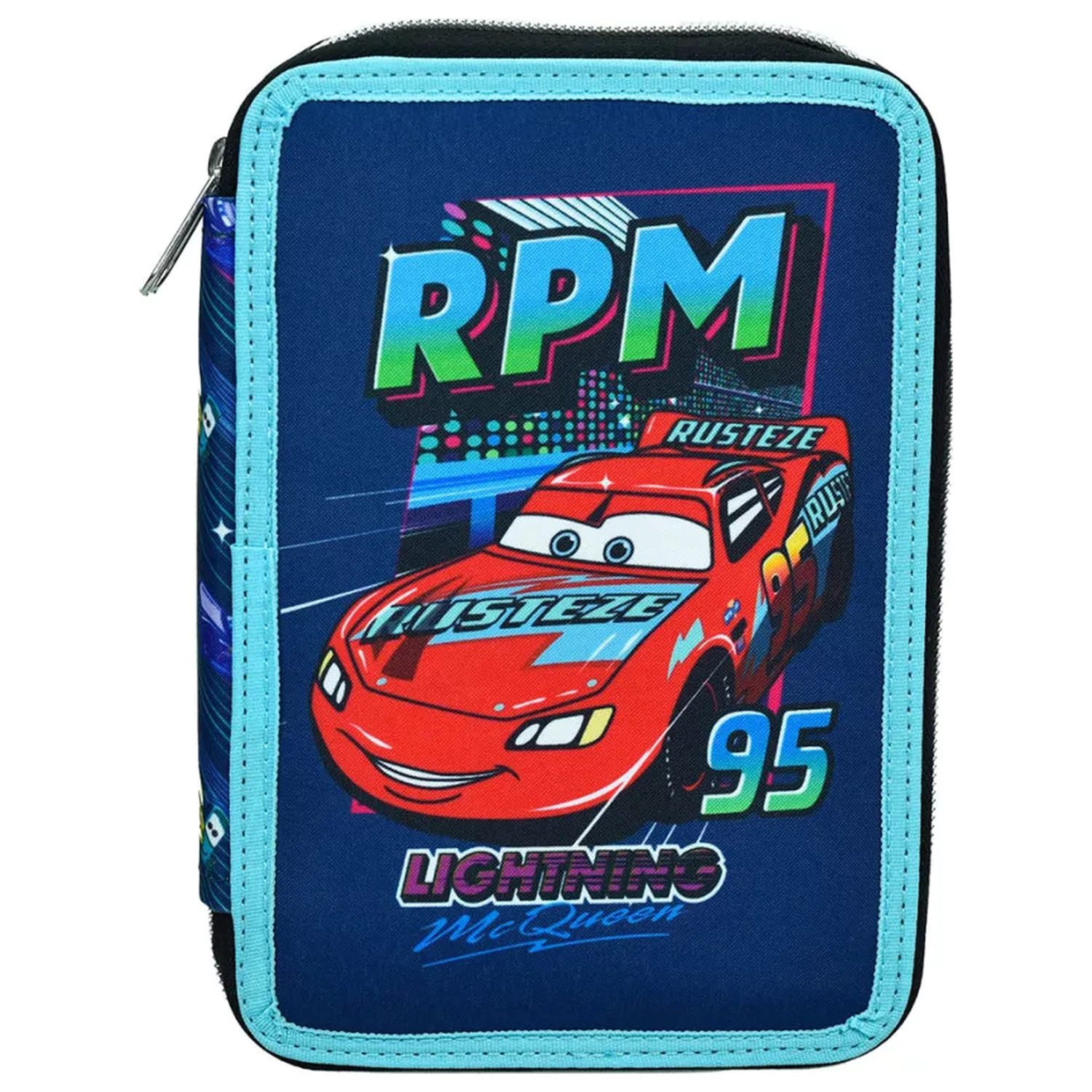 Disney Cars Lightning McQueen Federmäppchen gefüllt, 2 Etagen Produktfoto
