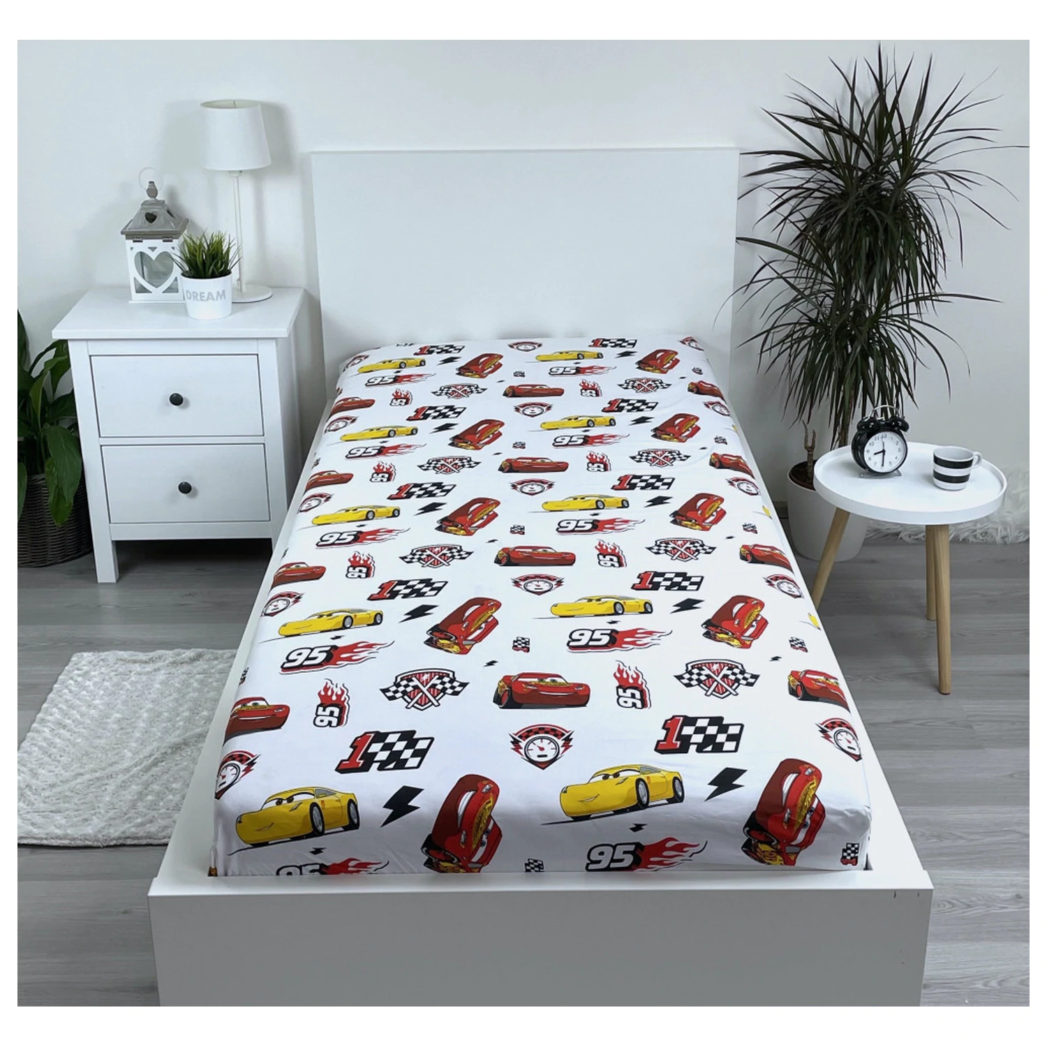 Disney Cars Lightning McQueen Spannbettlaken Produktfoto