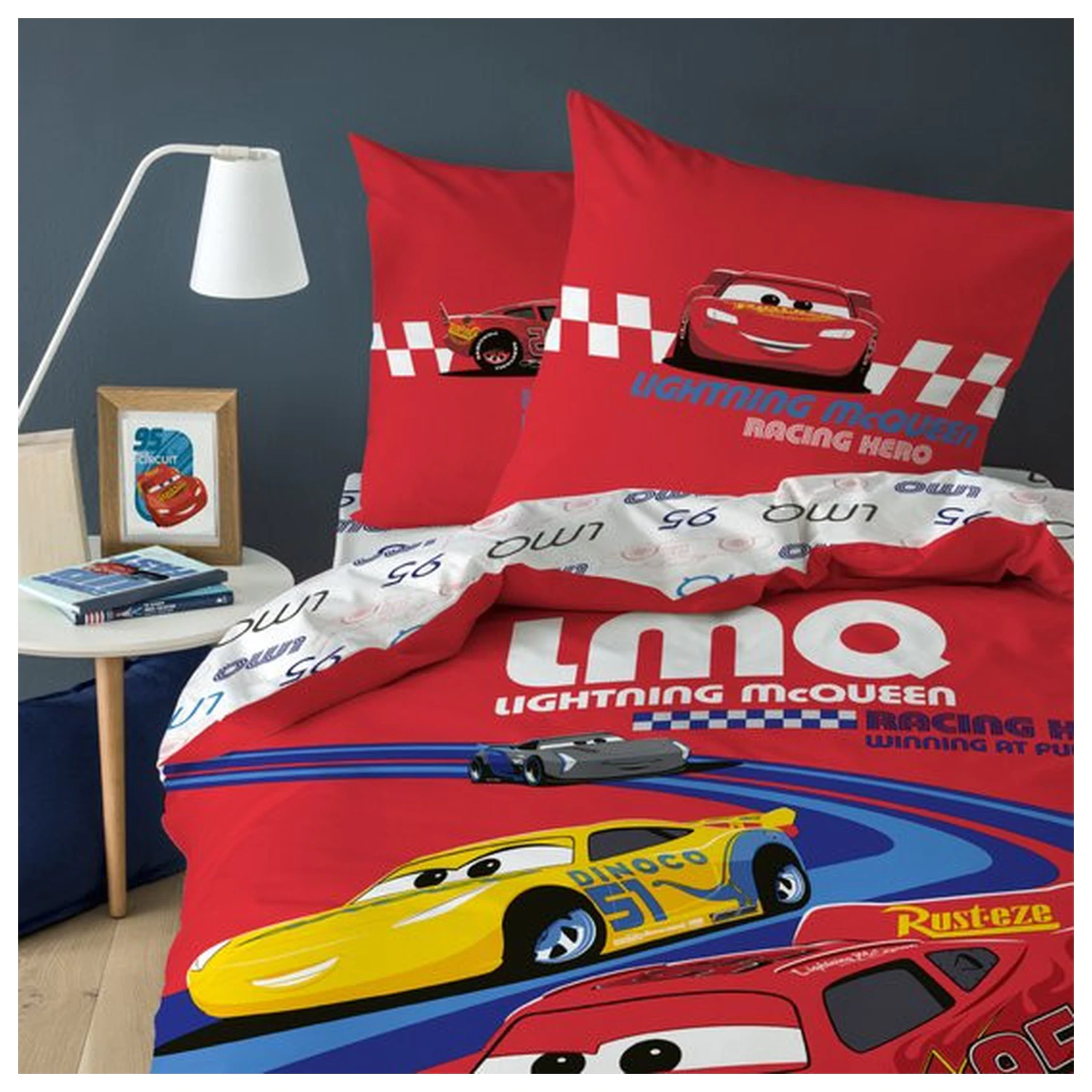 Disney Cars Racing Hero Kinder, Vorschul-Bettbezug Produktfoto