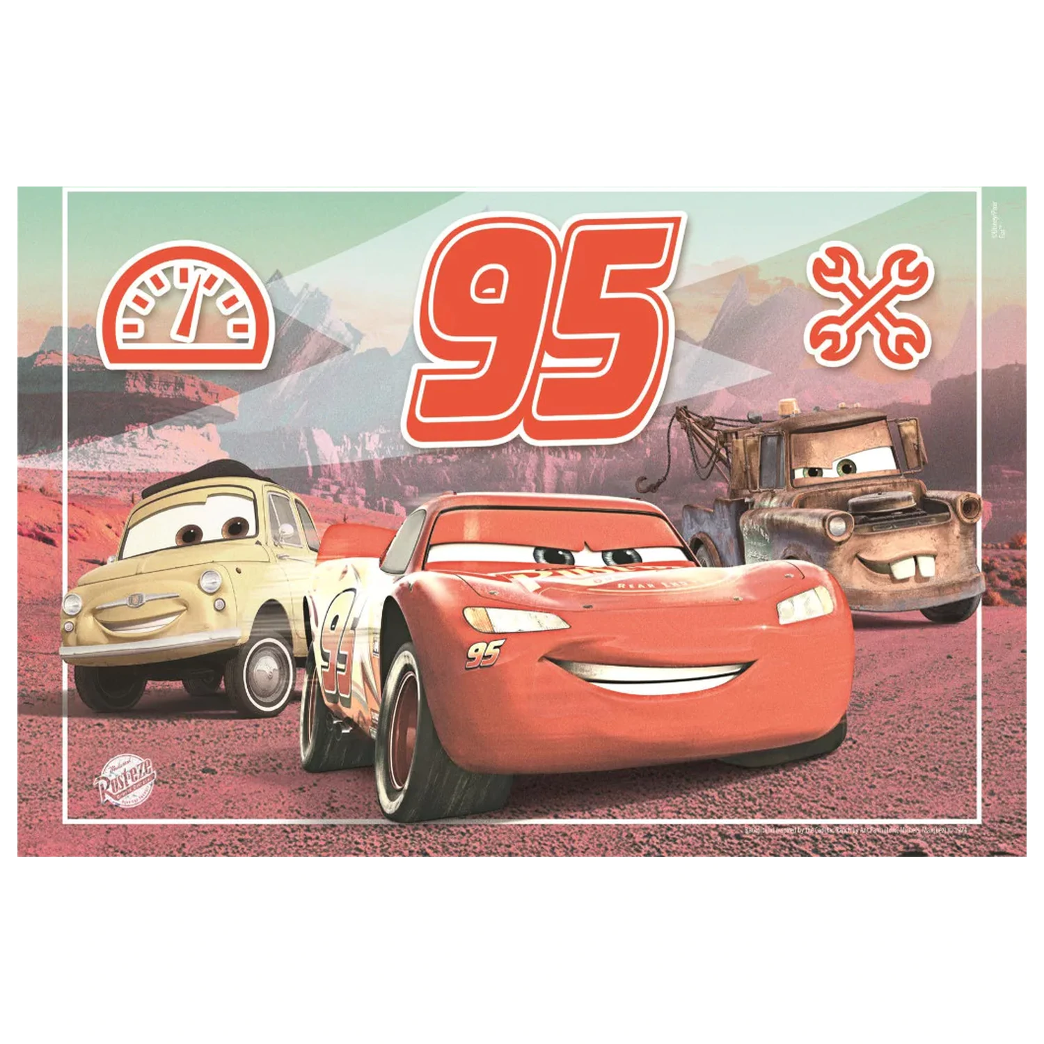 Disney Cars Racing Team 60-teiliges Puzzle Produktfoto