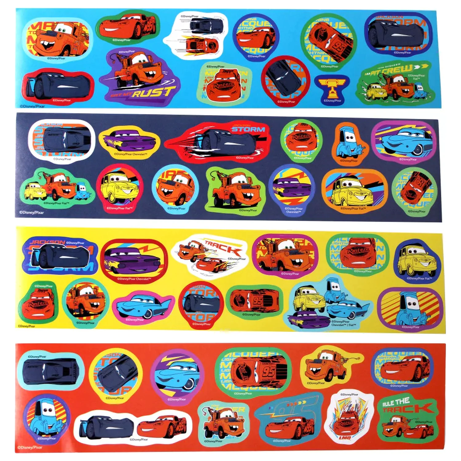 Disney Cars Ready Sticker Album mit 50 Stickern Produktfoto