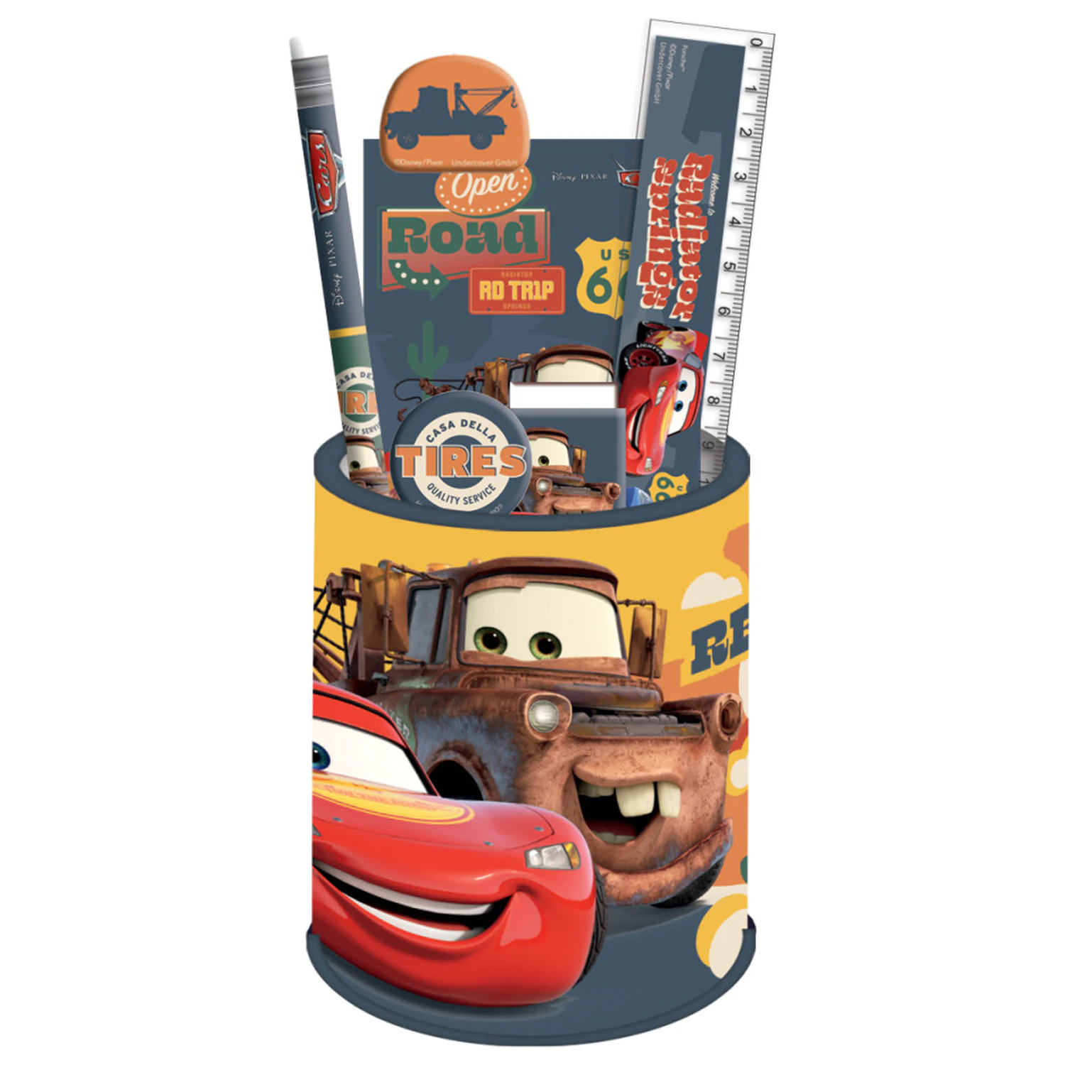 Disney Cars Road Schreibwaren-Set 7 Stk. Produktfoto