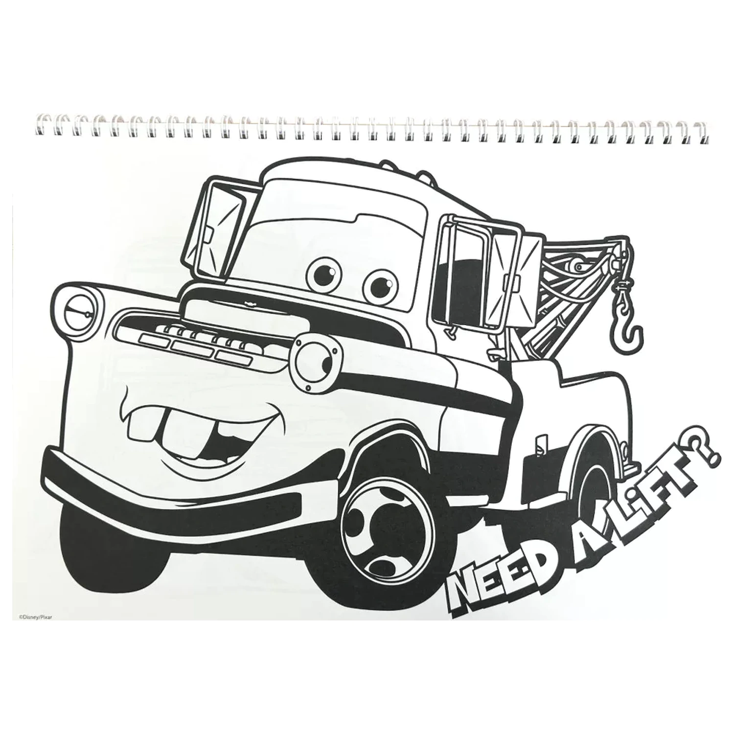 Disney Cars Roaring A/4 Spiral Skizzenblock 40 Blätter mit Stickern Produktfoto