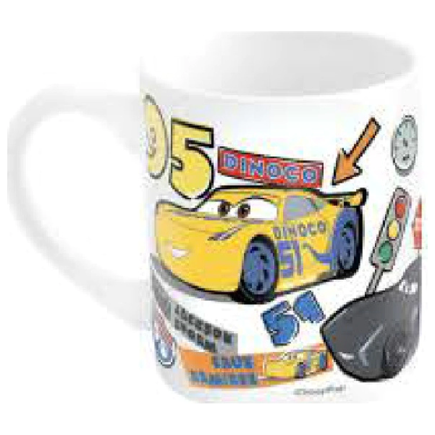 Disney Cars Aufkleber Tasse Produktfoto