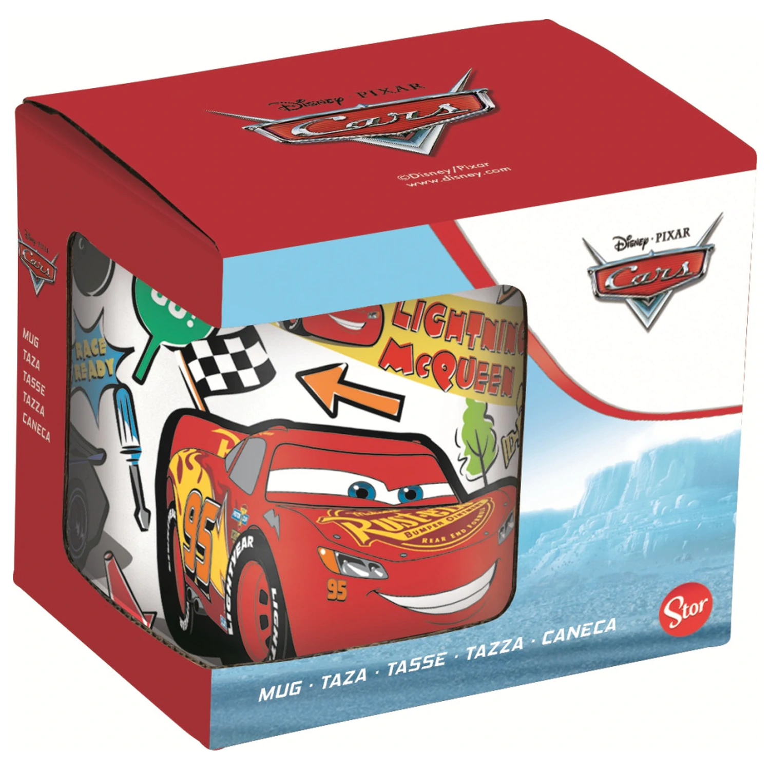 Disney Cars Aufkleber Tasse Produktfoto