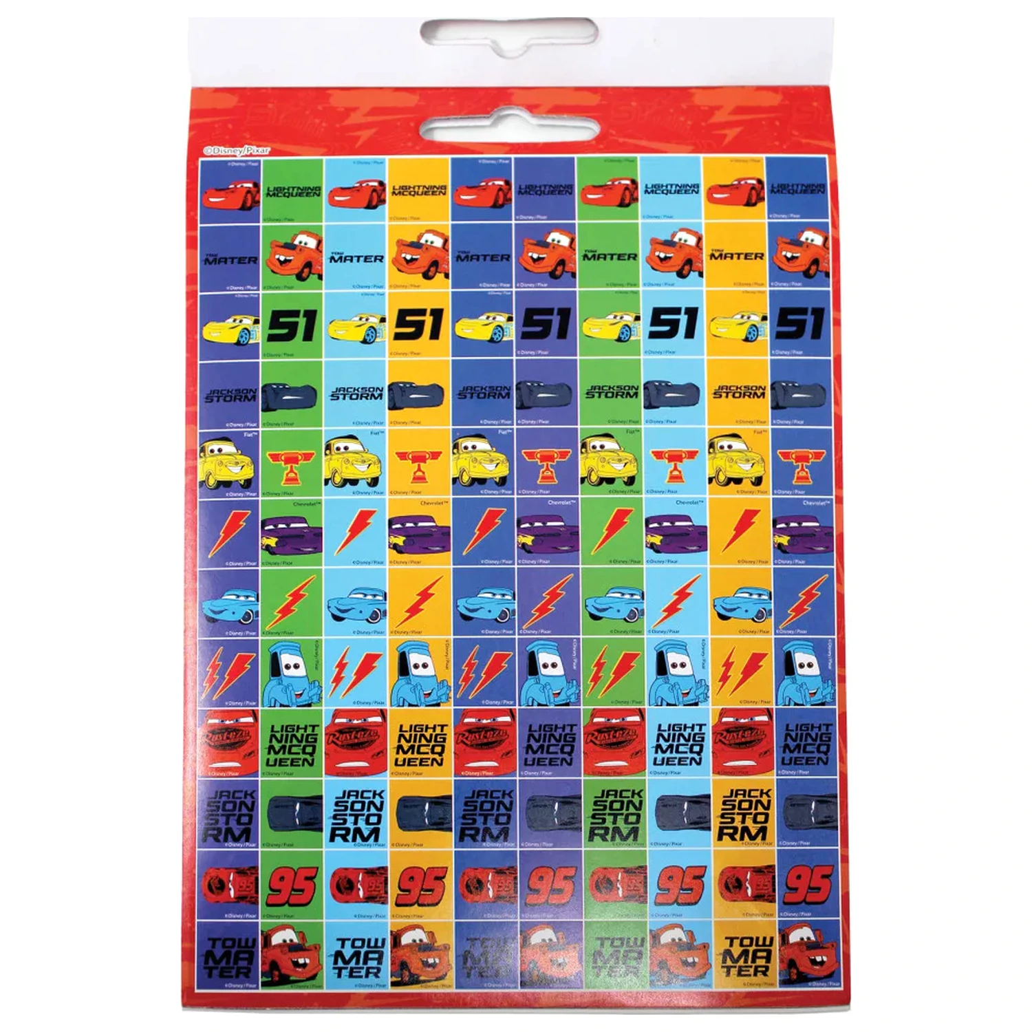 Disney Cars Track 600-teiliges Sticker-Set Produktfoto