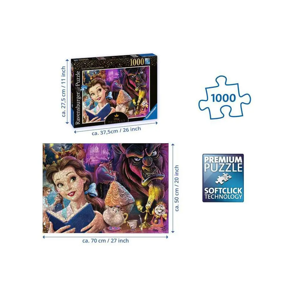 Disney Villainous Puzzle Belle, die Disney Prinzessin (1000 Teile) termékfotó