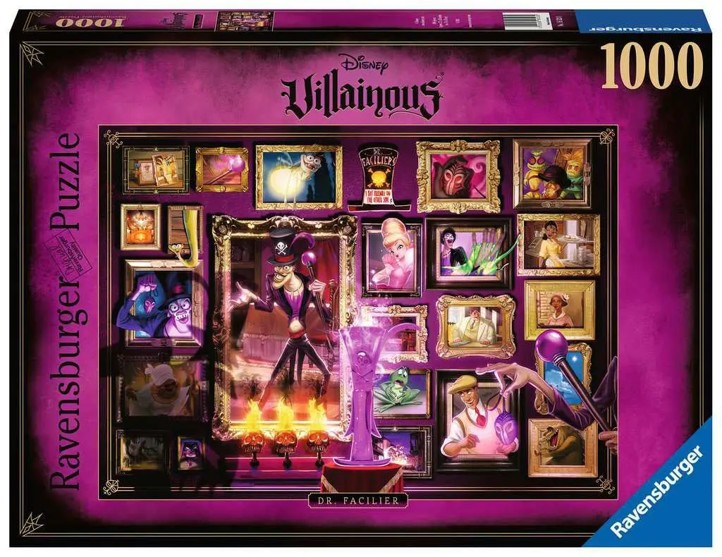Disney Villainous Jigsaw Puzzle Dr. Facilier (1000 Stücke) Produktfoto
