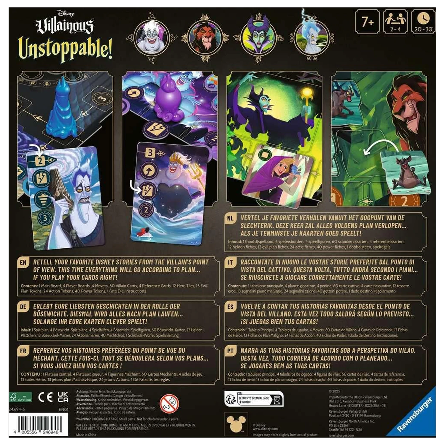Disney Villainous: Unstoppable Brettspiel Produktfoto