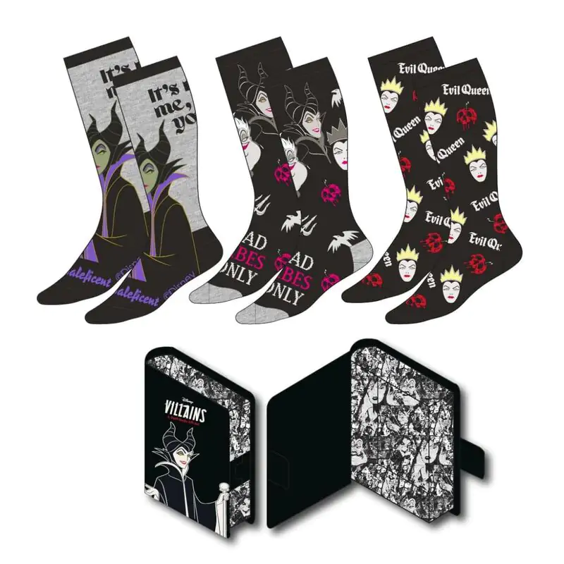 Disney Villains 3er Pack erwachsen Socken termékfotó