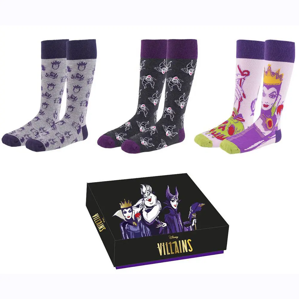 Disney Socken 3er-Pack Villains 36-41 termékfotó