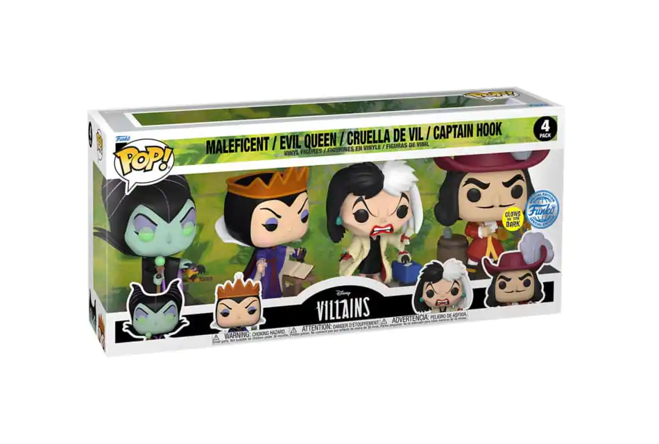 Disney Villains Funko POP! Movies Vinyl Figuren 4er-Pack Villains (GW)(EMEA) 9 cm termékfotó