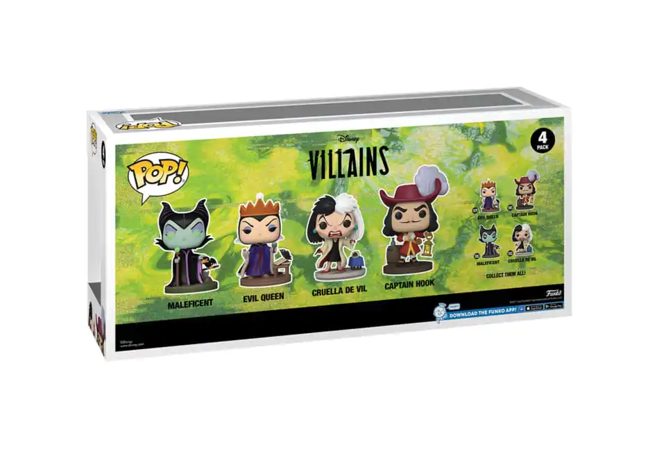 Disney Villains Funko POP! Movies Vinyl Figuren 4er-Pack Villains (GW)(EMEA) 9 cm termékfotó