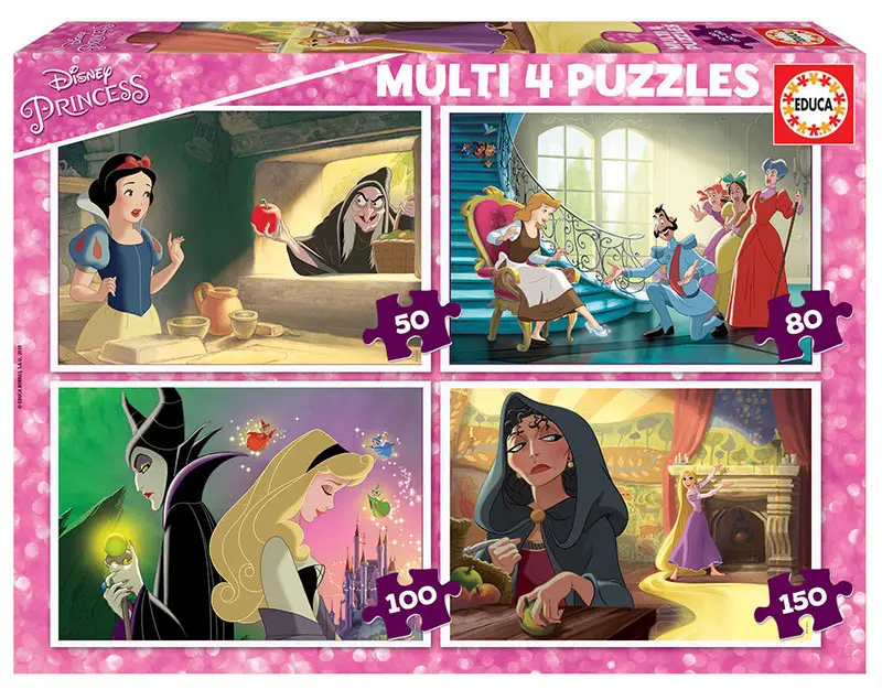 Disney Princess vs Villains Multi puzzle 50-80-100-150St termékfotó