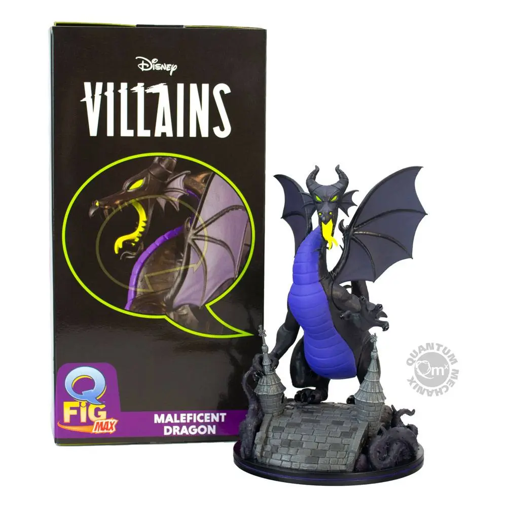 Disney Villains Q-Fig Max Elite Figur The Maleficent Dragon 22 cm Produktfoto
