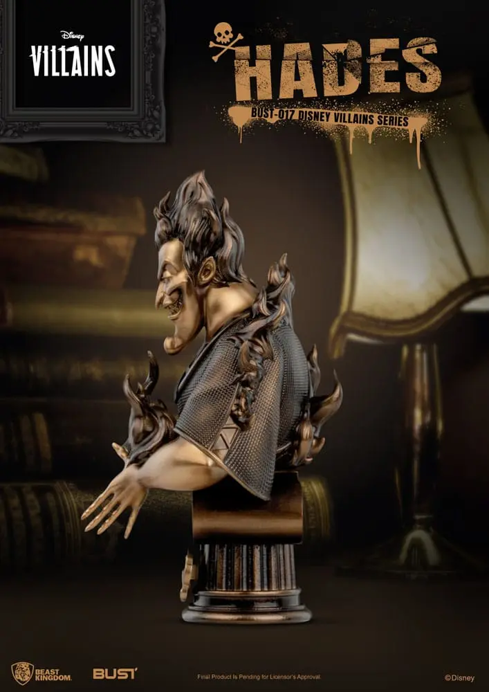 Disney Villains Series PVC Büste Hades 16 cm Produktfoto
