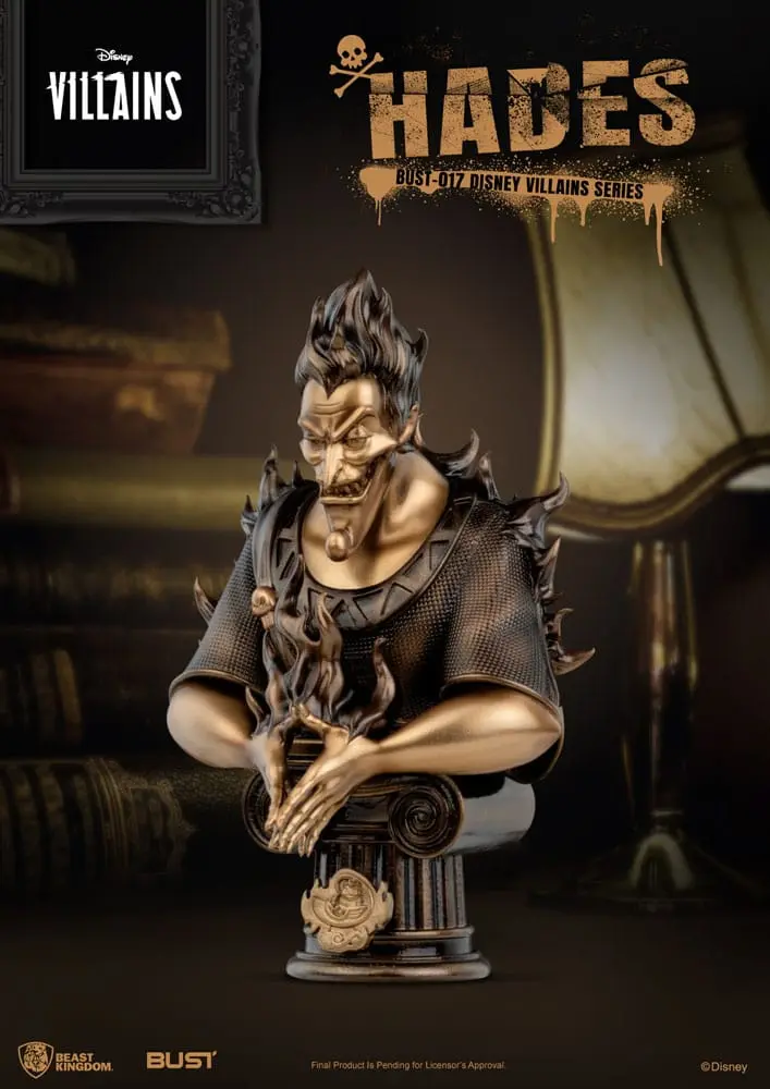 Disney Villains Series PVC Büste Hades 16 cm Produktfoto