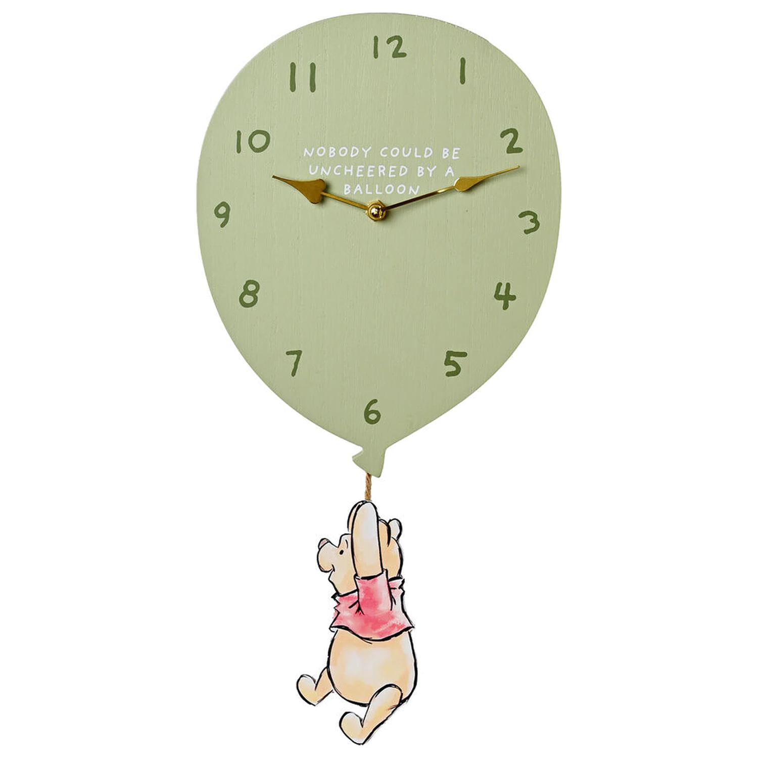 Disney Winnie The Pooh Ballon Wanduhr Produktfoto