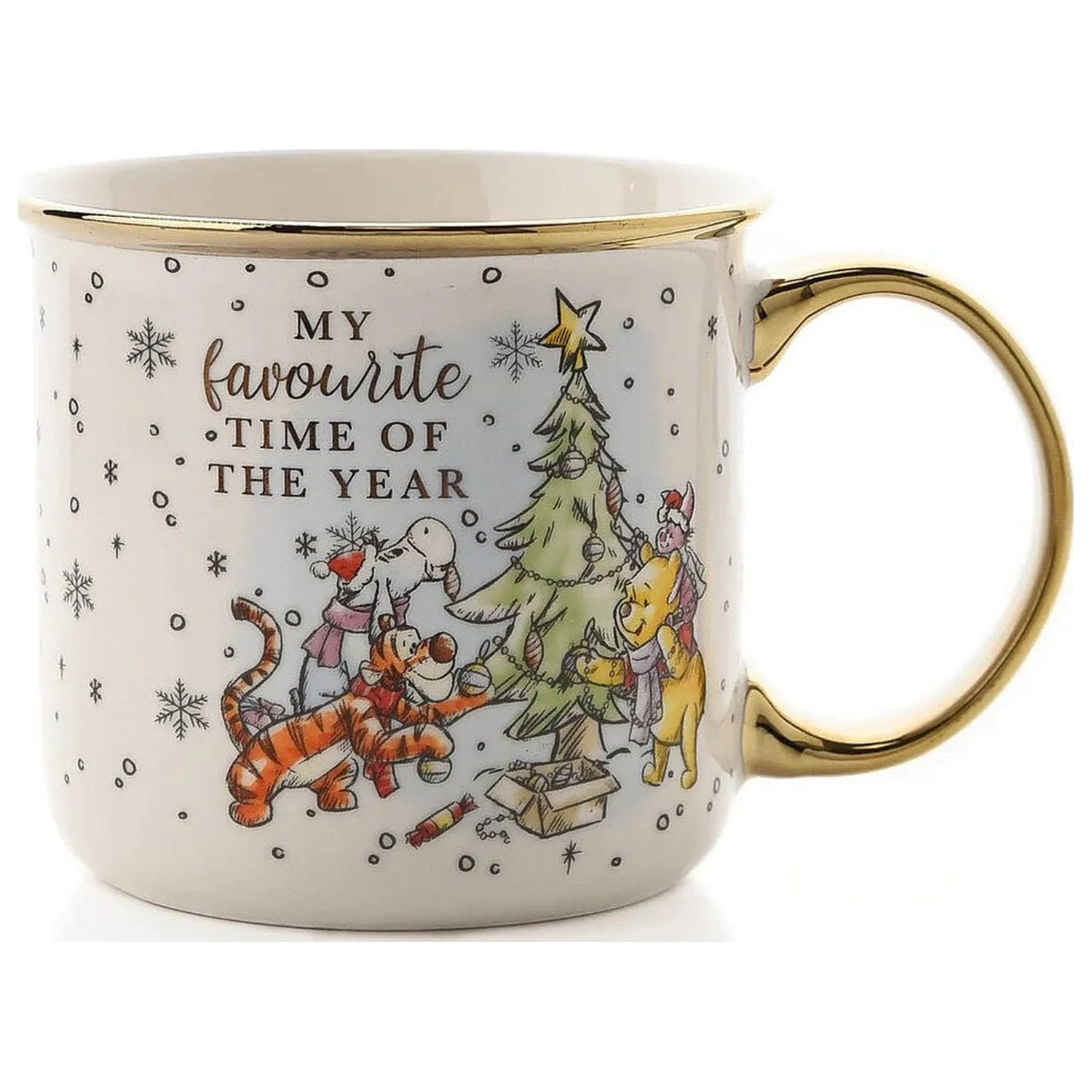 Disney Winnie Puuh Lieblingszeit des Jahres Tasse Produktfoto