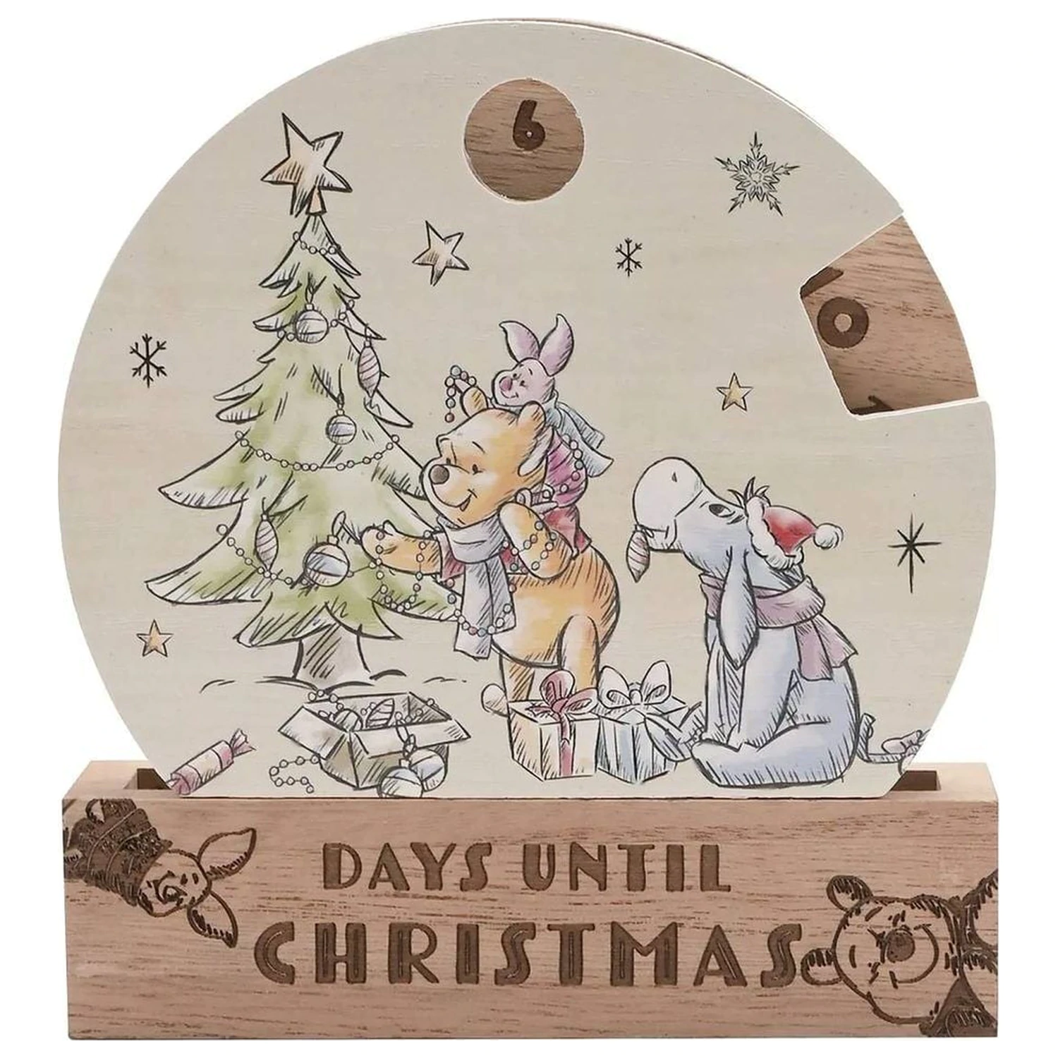 Disney Winnie the Pooh Weihnachten Countdown Kalender Produktfoto