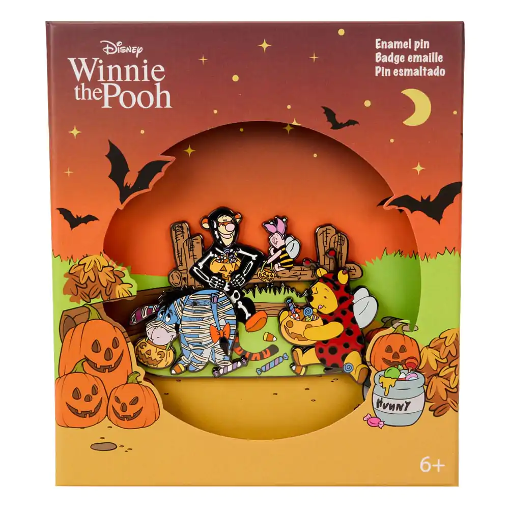 Disney by Loungefly Enamel Ansteck-Pin Winnie the Pooh Trick R Treat Moving Limited Edition 8 cm termékfotó