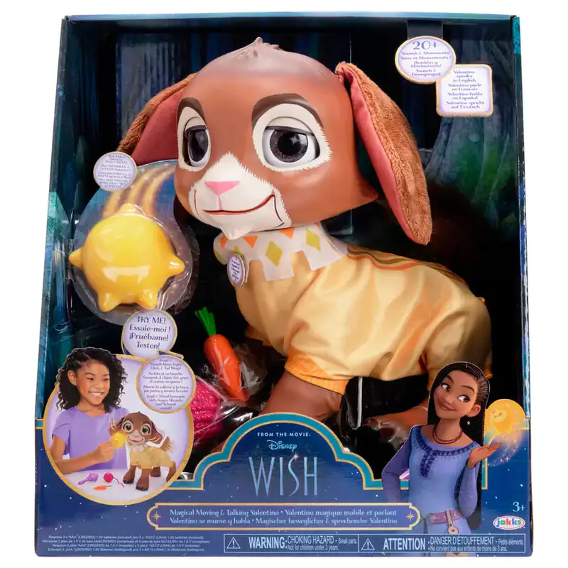 Disney Wish Valentino & Star Puppe mit Stimme 38cm termékfotó