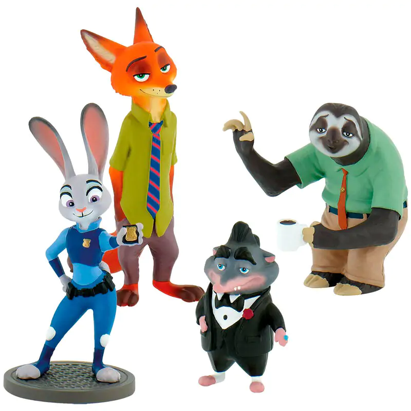 Disney Zootropolis 4-er Pack Figuren Produktfoto