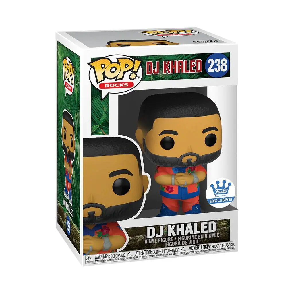 DJ Khaled POP! Rocks Vinyl Figur Exclusive 9 cm Produktfoto