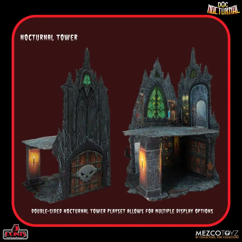 Doc Nocturnal 5 Points Actionfiguren Nocturnal Tower Playset 9 cm termékfotó