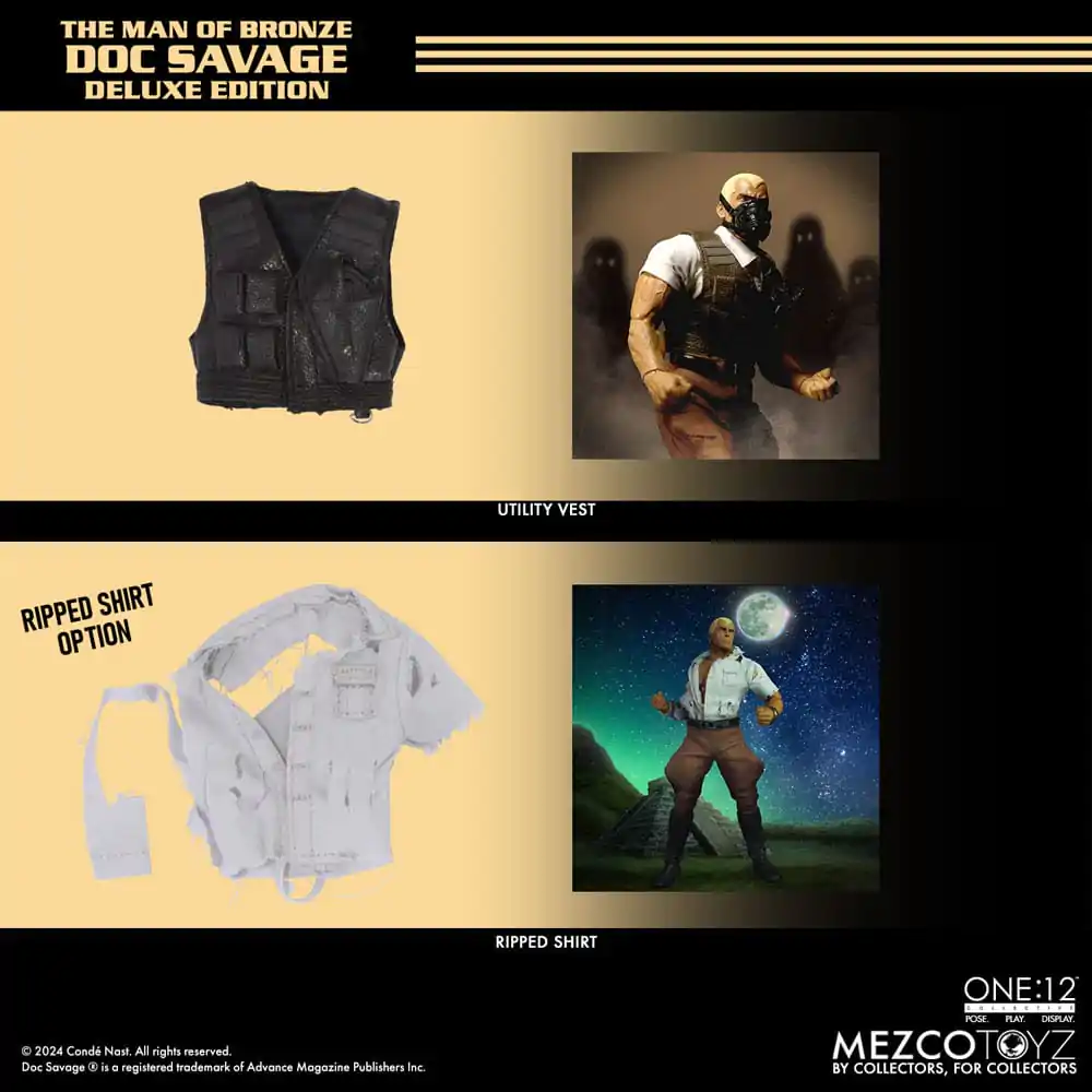 Doc Savage Actionfigur 1/12 Doc Savage Deluxe Edition 18 cm Produktfoto