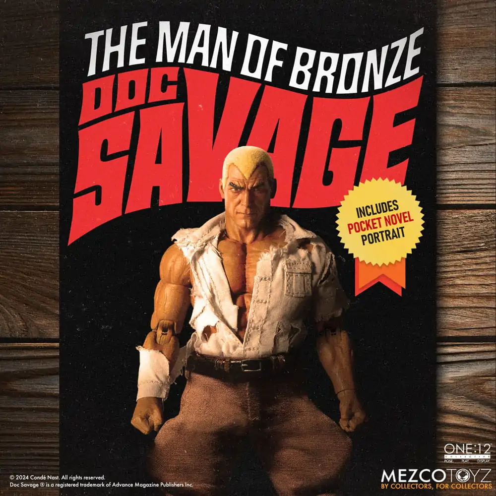 Doc Savage Actionfigur 1/12 Doc Savage Deluxe Edition 18 cm Produktfoto