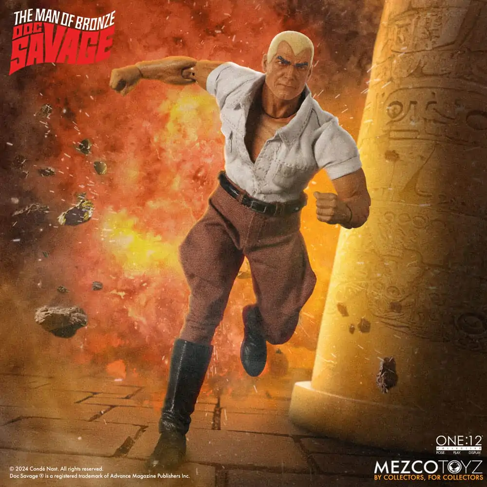 Doc Savage Actionfigur 1/12 Doc Savage Deluxe Edition 18 cm Produktfoto