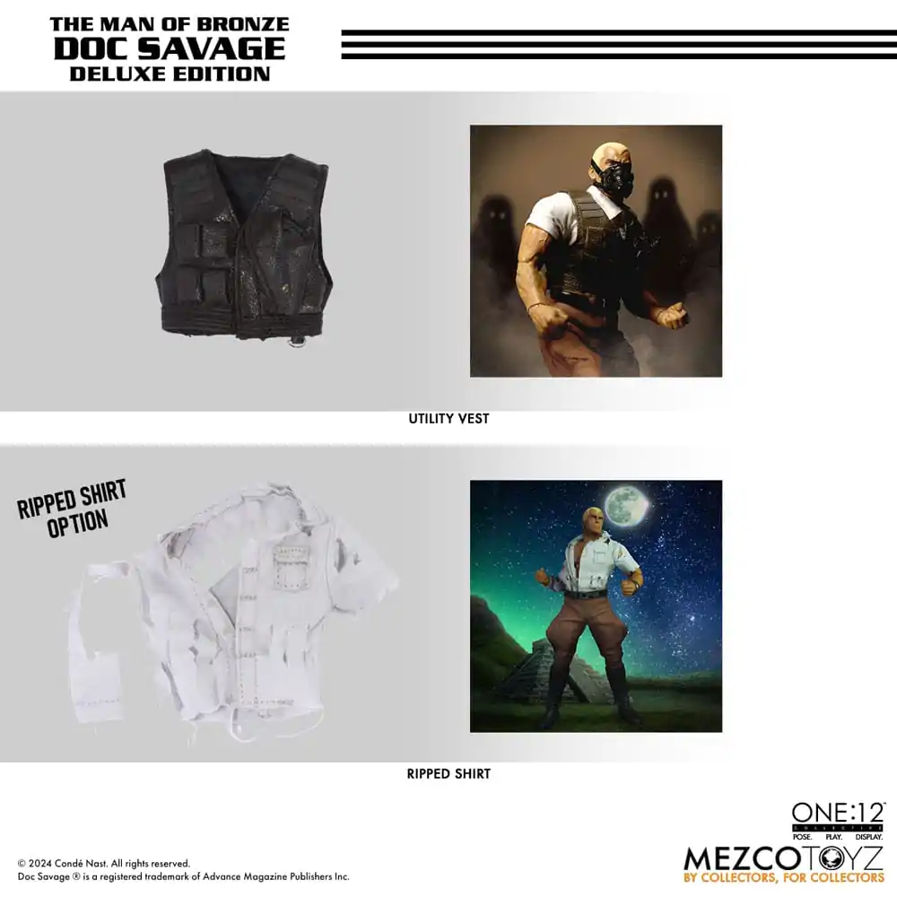 Doc Savage Actionfigur 1/12 Doc Savage Deluxe Edition 18 cm Produktfoto