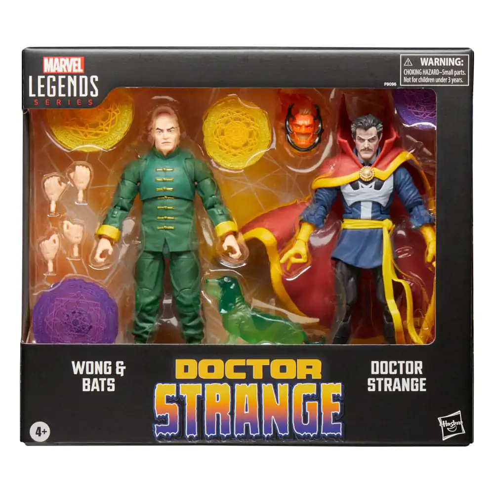 Doctor Strange Marvel Legends Actionfigur 3er-Pack Doctor Strange, Wong & Bats 15 cm Produktfoto