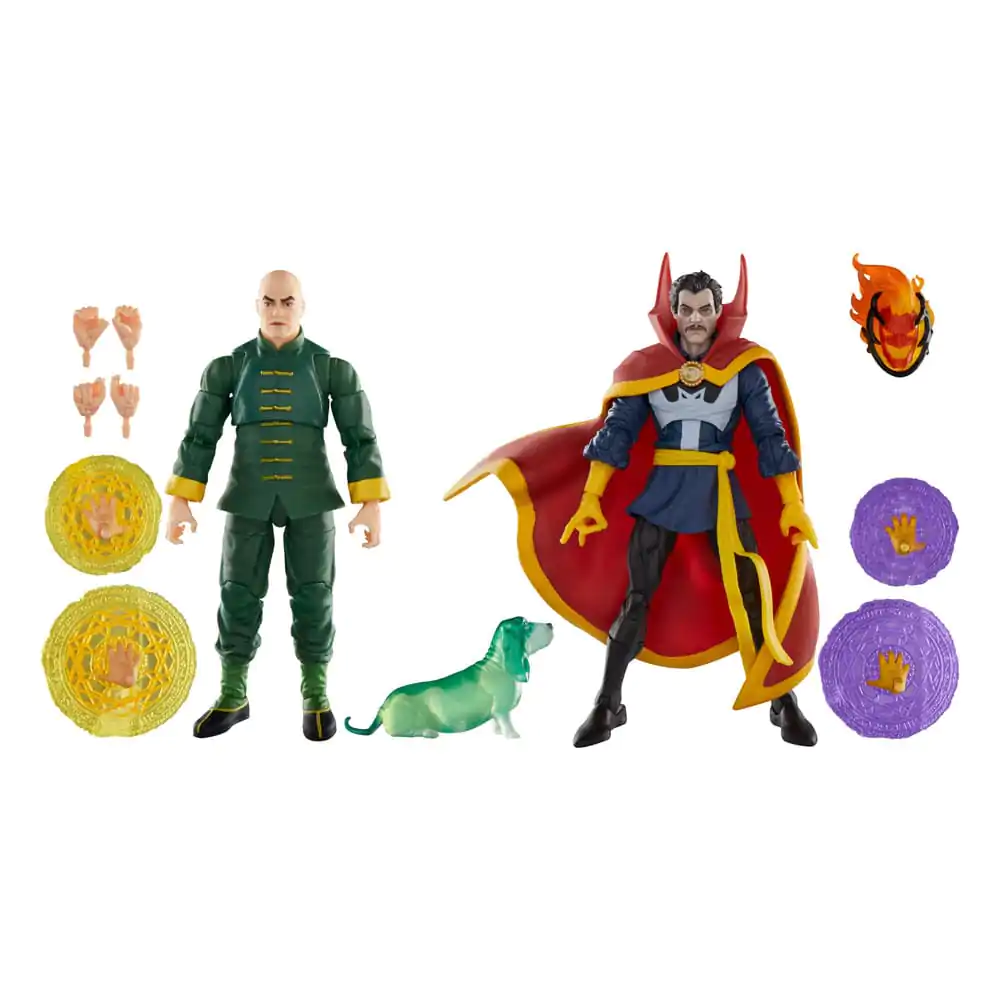 Doctor Strange Marvel Legends Actionfigur 3er-Pack Doctor Strange, Wong & Bats 15 cm Produktfoto