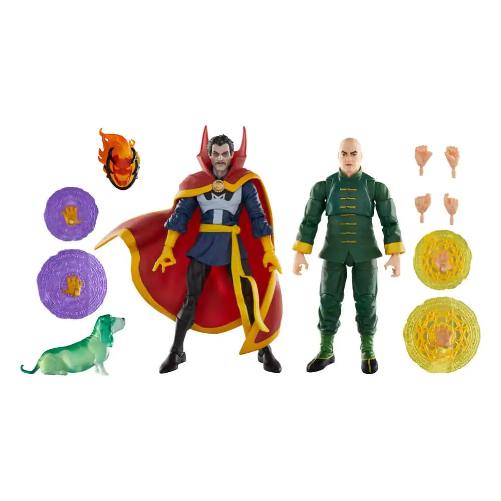 Doctor Strange Marvel Legends Actionfigur 3er-Pack Doctor Strange, Wong & Bats 15 cm Produktfoto