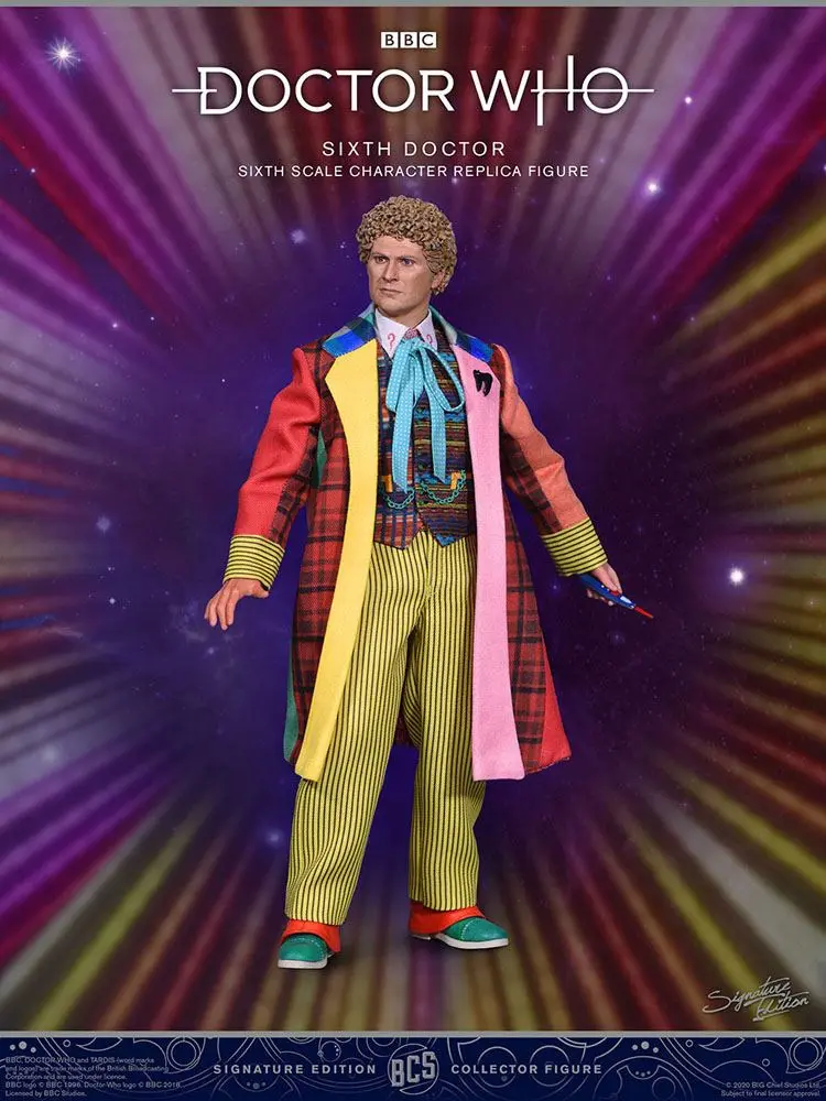 Doctor Who Collector Figure Series Actionfigur 1/6 6th Doctor (Colin Baker) Limited Edition 30 cm Produktfoto