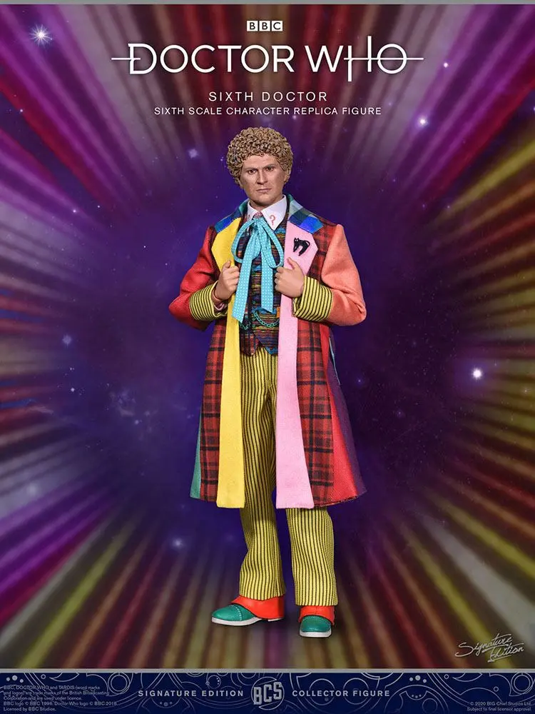 Doctor Who Collector Figure Series Actionfigur 1/6 6th Doctor (Colin Baker) Limited Edition 30 cm Produktfoto