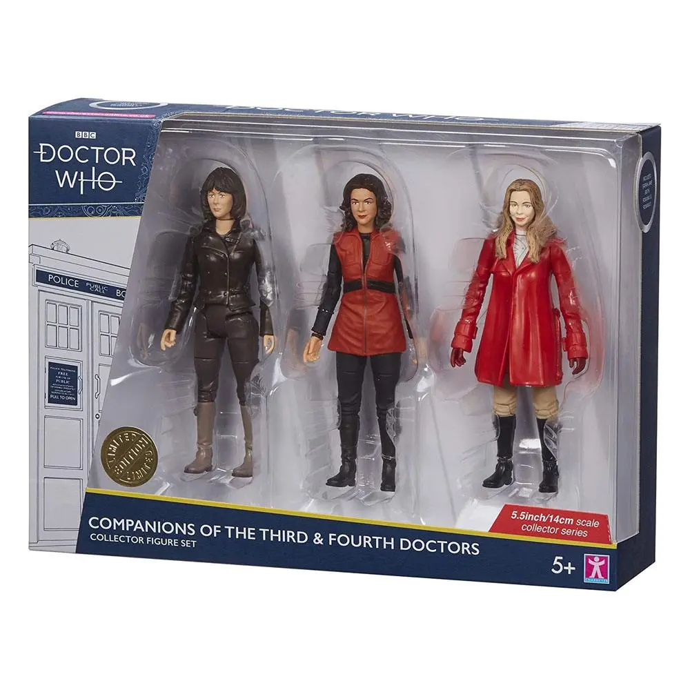 Doctor Who Actionfiguren 3er-Pack Companions of the Third & Fourth Doctors 14 cm Produktfoto