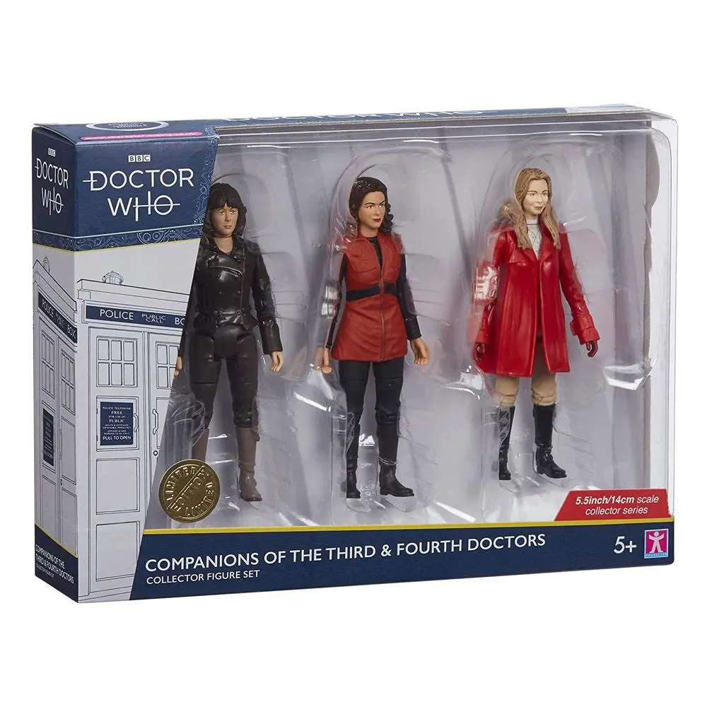 Doctor Who Actionfiguren 3er-Pack Companions of the Third & Fourth Doctors 14 cm Produktfoto