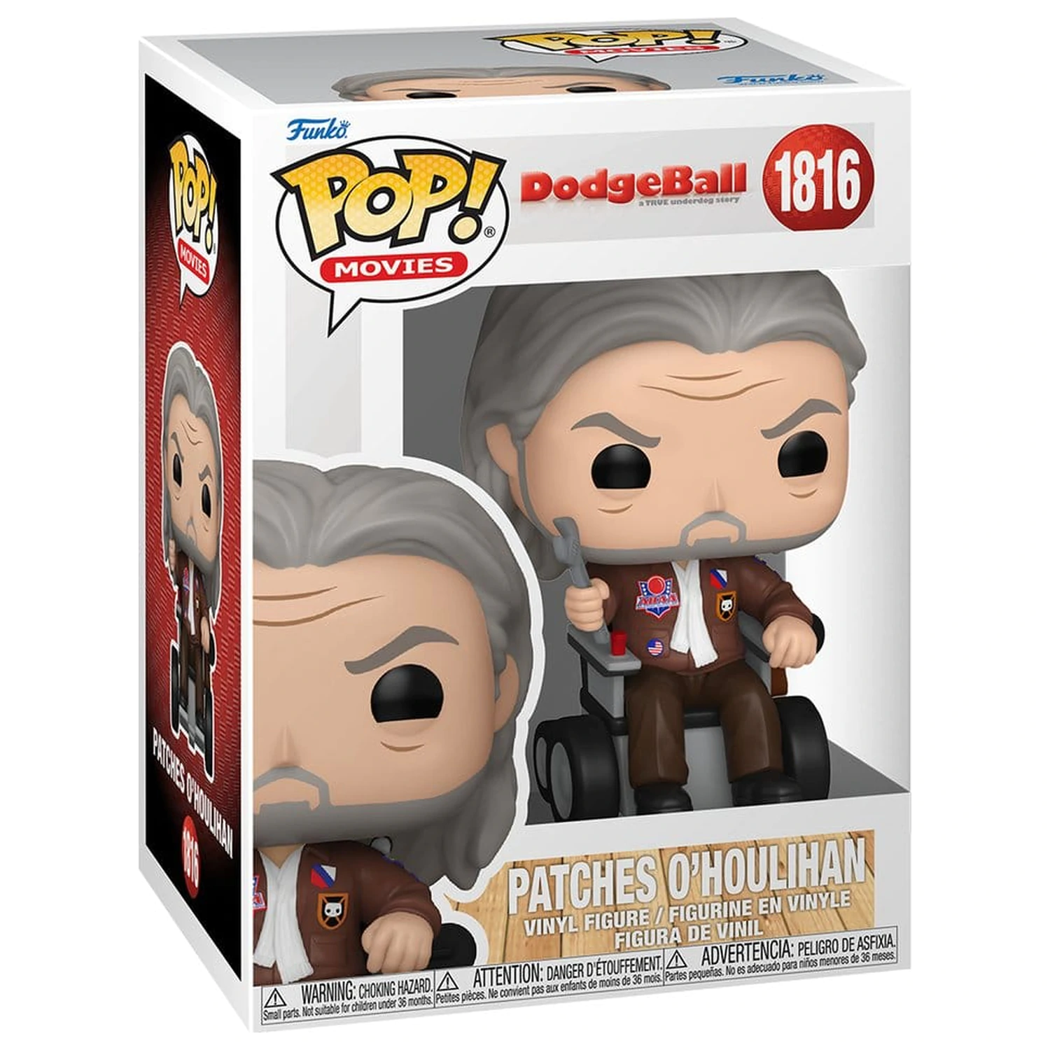 Dodgeball Funko POP! Disney Vinylfigur Patches 9 cm Produktfoto