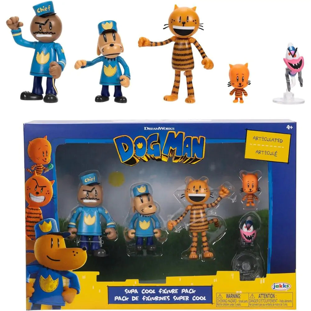 Dogman 5-er Pack Figurn 6cm Produktfoto